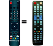 Mando a distancia programado para TV modelo UE32D6770 de SAMSUNG