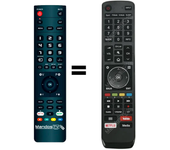 Mando a distancia programado para TV modelo H50A6500UK de HISENSE