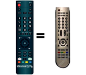 Mandos.tv MULTIFLAT19-DVB-T/DVD para ODYS mando a distancia programado