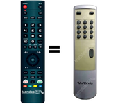 Mandos.tv MX-HT510 para MXONDA mando a distancia programado