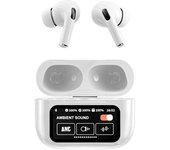 Auriculares A9 Pro sin cable, pinganillos inalambricos con Bluetooth ANC auriculares earphones con reduccion de ruido controles de pantalla tactil auriculares con ajuste de volumen.
