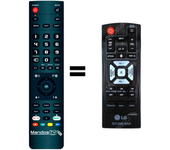 Mandos.tv NB2540 para LG mando a distancia programado