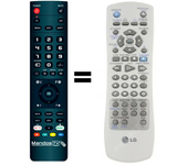 Mandos.tv DVC5930 para LG mando a distancia programado
