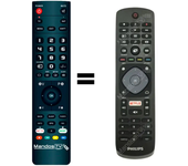 Mando a distancia programado para TV modelo 40PFS5501 de PHILIPS