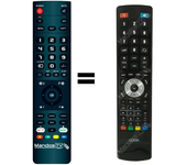 Mandos.tv OLE1915O-B para OK mando a distancia programado