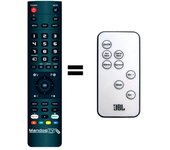 Mandos.tv SB300 para JBL mando a distancia programado
