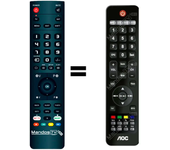 Mando a distancia programado para TV modelo LE42K0D7D de AOC