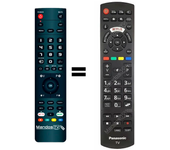 Mandos.tv TX-24FS350E para PANASONIC mando a distancia programado