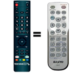 Mandos.tv PLV-Z5 para SANYO mando a distancia programado