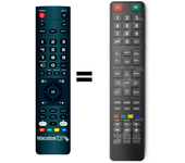 Mandos.tv LE-32P18SA41 para SMART-TECH mando a distancia programado