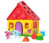 Melissa & Doug Casa de Madera Portátil Blue's Clues & You Juego Educativo Montessori