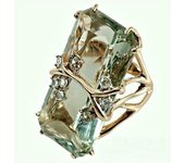 Stunning Silver Plated Cocktail Ring with Large Square Zircon - Perfect for Daily Outfits and Parties