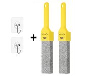 3PCS Heavy Duty Pumice Cleaning Stone Stick For Toilet Seat Bathtub Sink Limescale Rust Stain Remover Bathroom Tile Grout Brush