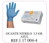 2 CAJAS Guantes Rubberex de Nitrilo Desechables Sin Látex AZUL - TOTAL 200 Pcs 100 Pcs / Caja