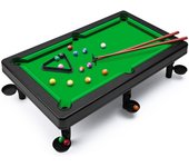 Pool Table Playset Top Game Table+ Cue+ Ball+ Tripod For Kids Adults Portable Interactive Stress Relief Family Fun Entertainment