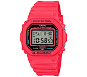 Casio Reloj Dw-5600ep 48.9 Mm Rojo Hombre