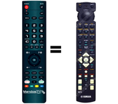 Mandos.tv DSP-A5 para YAMAHA mando a distancia programado