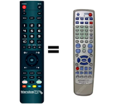 Mandos.tv RC-R0722 para KENWOOD mando a distancia programado