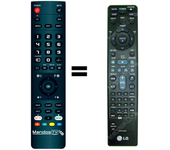 Mandos.tv HT304SU para LG mando a distancia programado