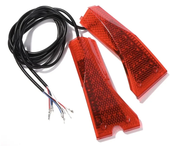 Luz Lateral Patinete Eléctrico Universal Para Scooter Kugoo M4 Derecha y Izquierda, Luz indicador Intermitente, Accesorio para Painete