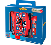 Stor Juego De Sándwiches Juego De Sándwiches. Botella Y Cubiertos Spiderman