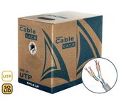 Bobina de cable PHASAK UTP Cat. 6 CCA sólido AWG23 100m - PHR 6100