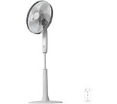 Cecotec EnergySilence 101 (CE05913) -  Ventilador Pie 5 Aspas, Con Mando a Distancia, 60w, Altura Ajustable, Blanco