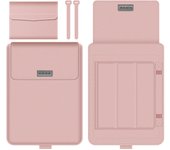 Funda para Tablet y Portatil de 14 y 15 pulgadas - Funda Maletín multifunción con interior Suave  Material Cuero PU  4 Colores  37x28cm