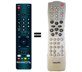 Mandos.tv DVD740VR (V2) para PHILIPS mando a distancia programado