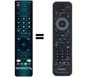 Mandos.tv HTS3538/12 para PHILIPS mando a distancia programado