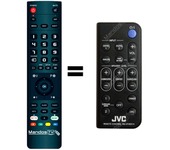 Mandos.tv TH-BA1 para JVC mando a distancia programado