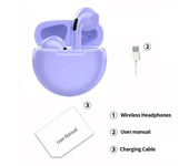 Mini Auriculares inalámbricos TWS con Bluetooth 5,3, con micrófono y caja de carga