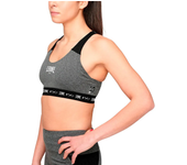 Ropa mujer Tops y sujetadores deportivos Leone1947 Top Deportivo Melange Gris