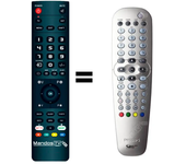 Mandos.tv DVDR7250H/58 para PHILIPS mando a distancia programado