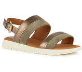 Calzado mujer Sandalias Geox Sandalias Dandra Dorado