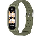 3x2 Correa Silicona Xiaomi Mi Band 8 Pulsera Deportiva Agujeros Transpirable Sport Suave Carcasa Funda TPU miBand Color Lisa Flexible Repuesto