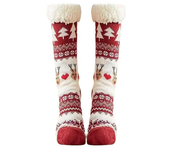 Pack de 2 Pares Calcetines Hombre Mujer Invierno Antideslizantes