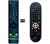 Mando a distancia programado para TV modelo LC-32LE210E de SHARP