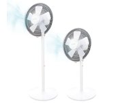 Ventilador - Cecotec EnergySilence 535 2in1 – Pie y Sobremesa, 40W, 3 Velocidades, Oscilante y Altura Ajustable