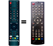 Mandos.tv MAX-T200HD para FTE-MAXIMAL mando a distancia programado