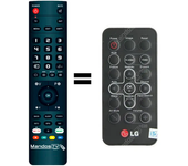 Mandos.tv BX275 para LG mando a distancia programado