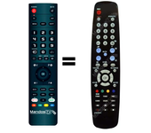 Mando a distancia programado para TV modelo LE32A437T2D de SAMSUNG