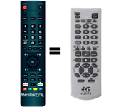 Mandos.tv HR-V505 para JVC mando a distancia programado