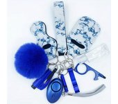 Personal Safety Keychain Alarm Full Set For Women, Safety Keychain Set With Personal AlarmProtective Keychain Accessories Tools