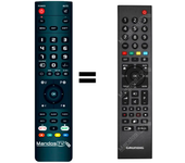 Mandos.tv 46VLE8220BF (V2) para GRUNDIG mando a distancia programado