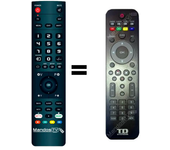 Mandos.tv K24LM2H para TD-SYSTEMS mando a distancia programado