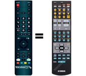 Mandos.tv RX-V550 para YAMAHA mando a distancia programado