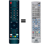 Mandos.tv DR-MX10 para JVC mando a distancia programado