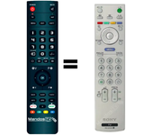 Mando a distancia programado para TV modelo KDL-46S2000 de SONY