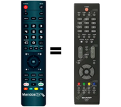 Mandos.tv L32W981 para AOC mando a distancia programado